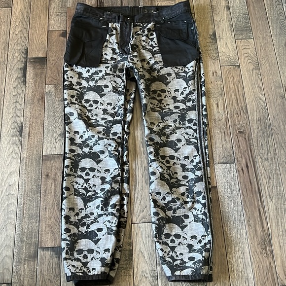 Vintage Affliction 100% cotton baggy jeans 40x34 - Picture 11 of 13